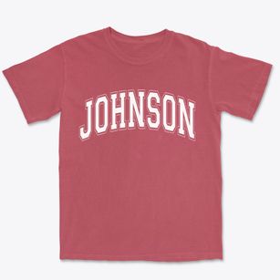 Johnson Nebraska Varsity Premium Heavyweight T-shirt