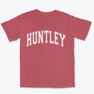 Huntley Nebraska Varsity Premium Heavyweight T-shirt
