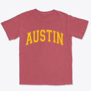 Austin Nevada Varsity Premium Heavyweight T-shirt