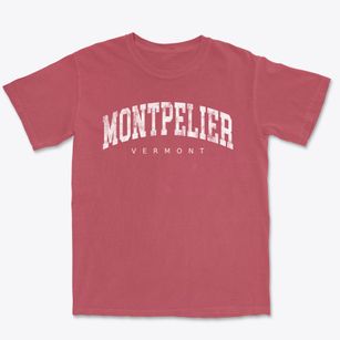 Montpelier Vermont Urban Vibe Premium Heavyweight T-shirt