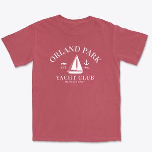 Orland Park Illinois Yacht Club Premium Heavyweight T-shirt