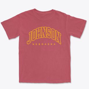 Johnson Nebraska Inline Premium Heavyweight T-shirt