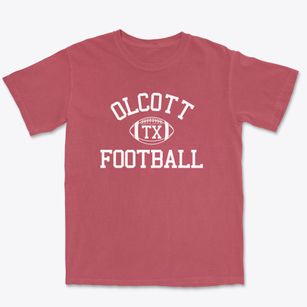 Olcott Texas Football Premium Heavyweight T-shirt