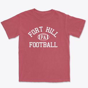 Fort Hill Pennsylvania Football Premium Heavyweight T-shirt