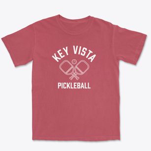 Key Vista Florida Pickleball Premium Heavyweight T-shirt