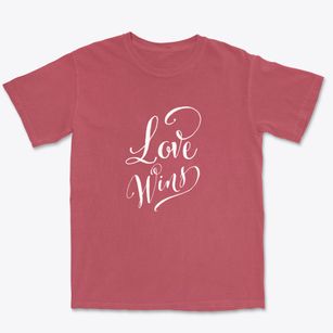   Love Wins Premium Heavyweight T-shirt