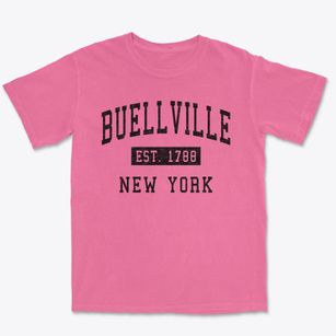 Buellville New York Classic Established Premium Heavyweight T-shirt