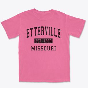 Etterville Missouri Classic Established Premium Heavyweight T-shirt
