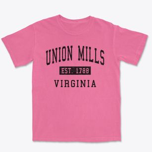 Union Mills Virginia Classic Established Premium Heavyweight T-shirt