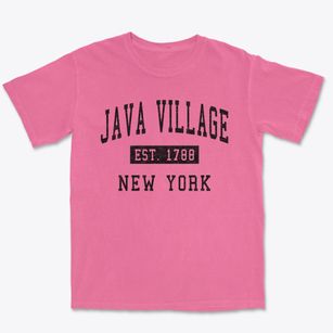 Java Village New York Classic Established Premium Heavyweight T-shirt