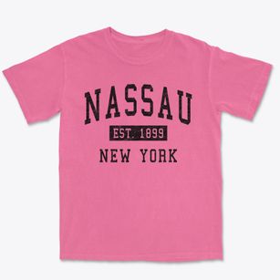 Nassau New York Classic Established Premium Heavyweight T-shirt