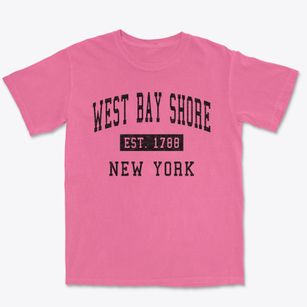 West Bay Shore New York Classic Established Premium Heavyweight T-shirt