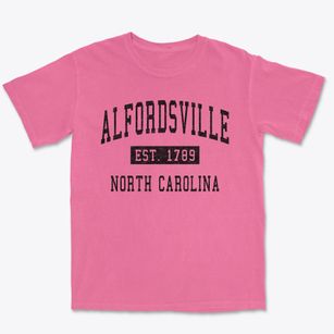 Alfordsville North Carolina Classic Established Premium Heavyweight T-shirt
