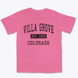 Villa Grove Colorado Classic Established Premium Heavyweight T-shirt