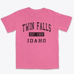 Twin Falls Idaho Classic Established Premium Heavyweight T-shirt
