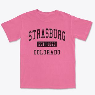 Strasburg Colorado Classic Established Premium Heavyweight T-shirt