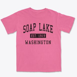 Soap Lake Washington Classic Established Premium Heavyweight T-shirt