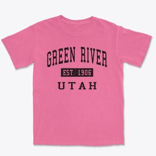 Green River Utah Classic Established Premium Heavyweight T-shirt