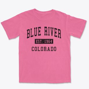 Blue River Colorado Classic Established Premium Heavyweight T-shirt
