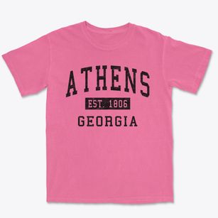 Athens Georgia Classic Established Premium Heavyweight T-shirt