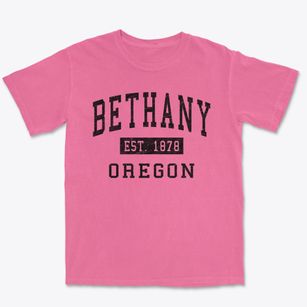 Bethany Oregon Classic Established Premium Heavyweight T-shirt