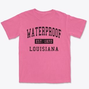 Waterproof Louisiana Classic Established Premium Heavyweight T-shirt