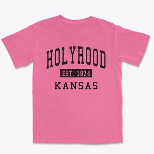 Holyrood Kansas Classic Established Premium Heavyweight T-shirt
