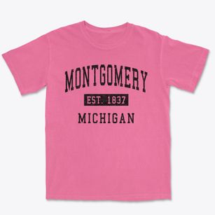 Montgomery Michigan Classic Established Premium Heavyweight T-shirt