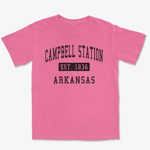 Campbell Station Arkansas Classic Established Premium Heavyweight T-shirt