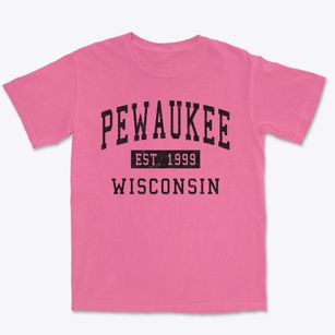 Pewaukee Wisconsin Classic Established Premium Heavyweight T-shirt