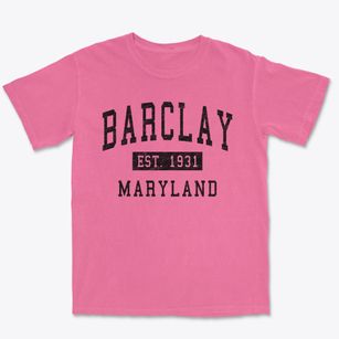 Barclay Maryland Classic Established Premium Heavyweight T-shirt