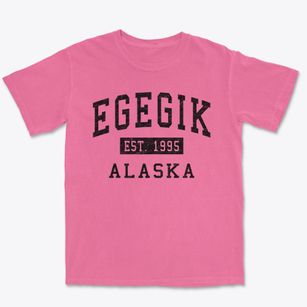Egegik Alaska Classic Established Premium Heavyweight T-shirt