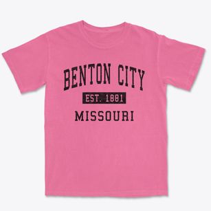 Benton City Missouri Classic Established Premium Heavyweight T-shirt