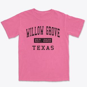 Willow Grove Texas Classic Established Premium Heavyweight T-shirt