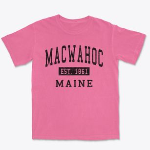 Macwahoc Maine Classic Established Premium Heavyweight T-shirt