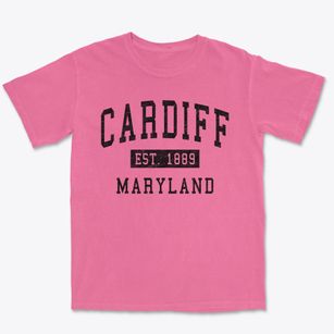 Cardiff Maryland Classic Established Premium Heavyweight T-shirt