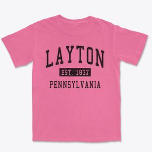 Layton Pennsylvania Classic Established Premium Heavyweight T-shirt