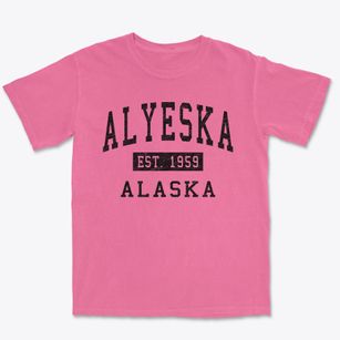 Alyeska Alaska Classic Established Premium Heavyweight T-shirt