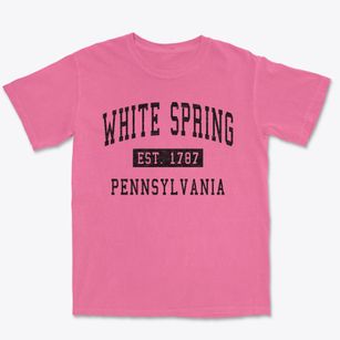 White Spring Pennsylvania Classic Established Premium Heavyweight T-shirt