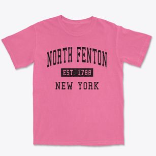 North Fenton New York Classic Established Premium Heavyweight T-shirt