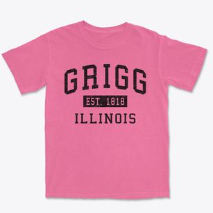 Grigg Illinois Classic Established Premium Heavyweight T-shirt