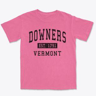 Downers Vermont Classic Established Premium Heavyweight T-shirt