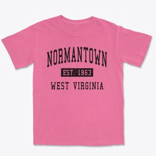 Normantown West Virginia Classic Established Premium Heavyweight T-shirt