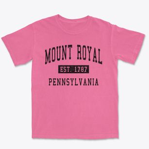 Mount Royal Pennsylvania Classic Established Premium Heavyweight T-shirt
