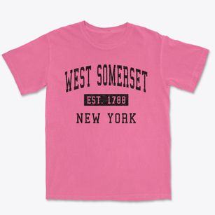 West Somerset New York Classic Established Premium Heavyweight T-shirt