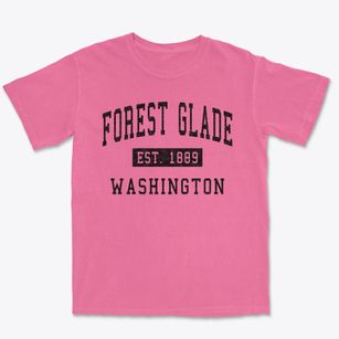 Forest Glade Washington Classic Established Premium Heavyweight T-shirt