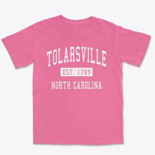 Tolarsville North Carolina Classic Established Premium Heavyweight T-shirt