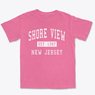 Shore View New Jersey Classic Established Premium Heavyweight T-shirt
