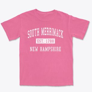 South Merrimack New Hampshire Classic Established Premium Heavyweight T-shirt