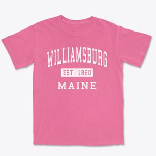 Williamsburg Maine Classic Established Premium Heavyweight T-shirt